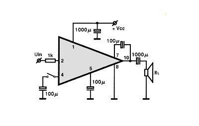 LA4422 I circuito eletronico